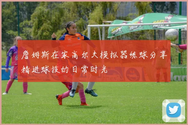 詹姆斯在家高尔夫模拟器练球分享精进球技的日常时光